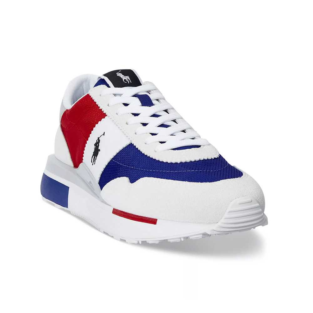 POLO RALPH LAUREN TRAIN 89 PP-SK-L TL BIANCO MUL SUEDE/LEATHER/NYLON