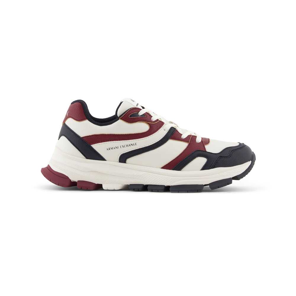 ARMANI EXCHANGE OFF WHITE DEEP NAVY