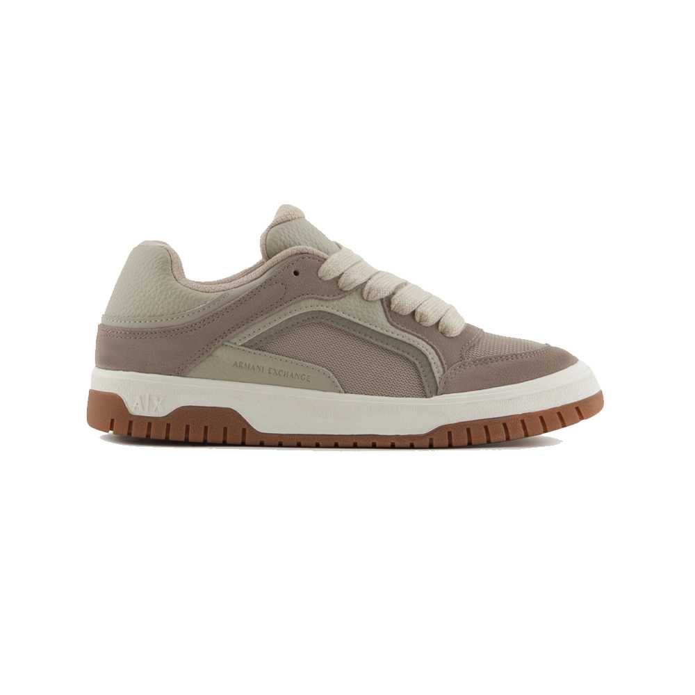 ARMANI EXCHANGE OVERSIZED SNEAKERS WITH CONTRASTING INSERTS