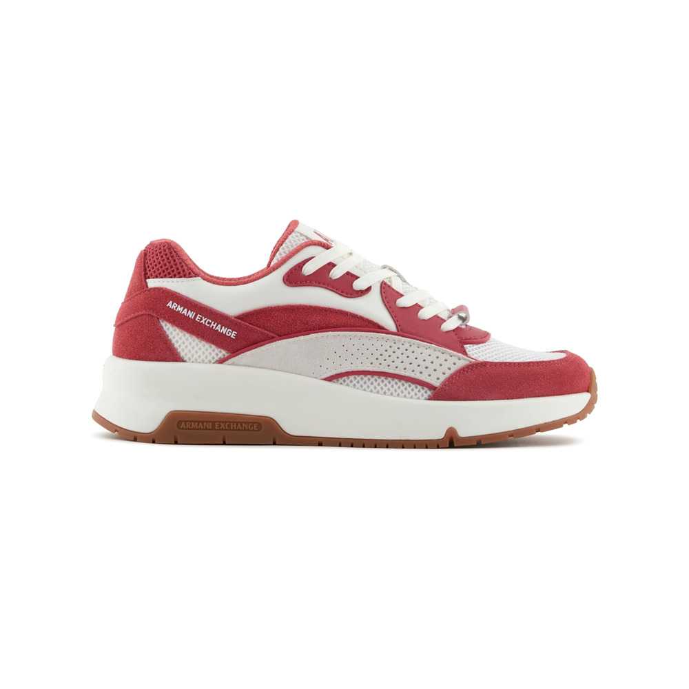 ARMANI EXCHANGE VOX SNEAKER OFF WHITE CARDINAL