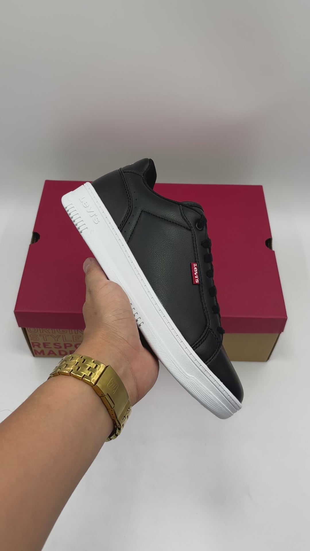 LEVIS CARRIE BLACK/WHT