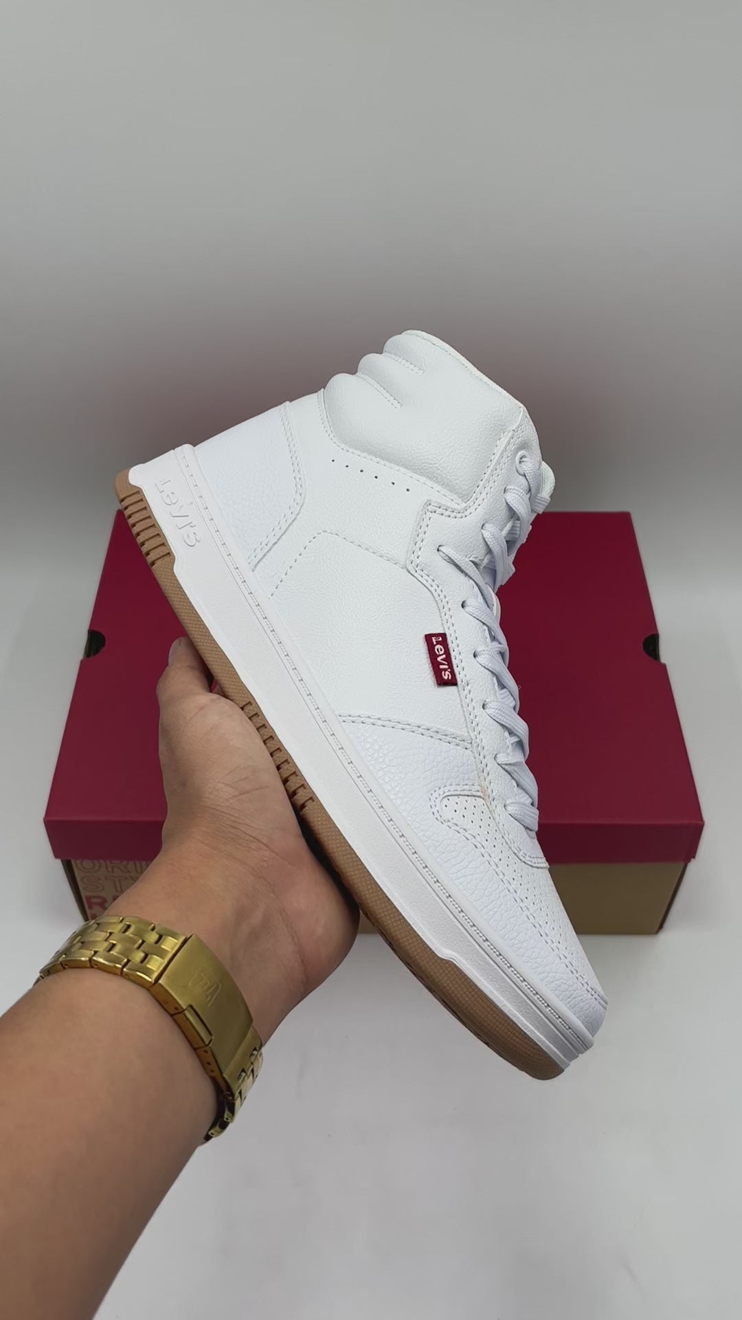 LEVIS DRIVE HI WHITE/GUM