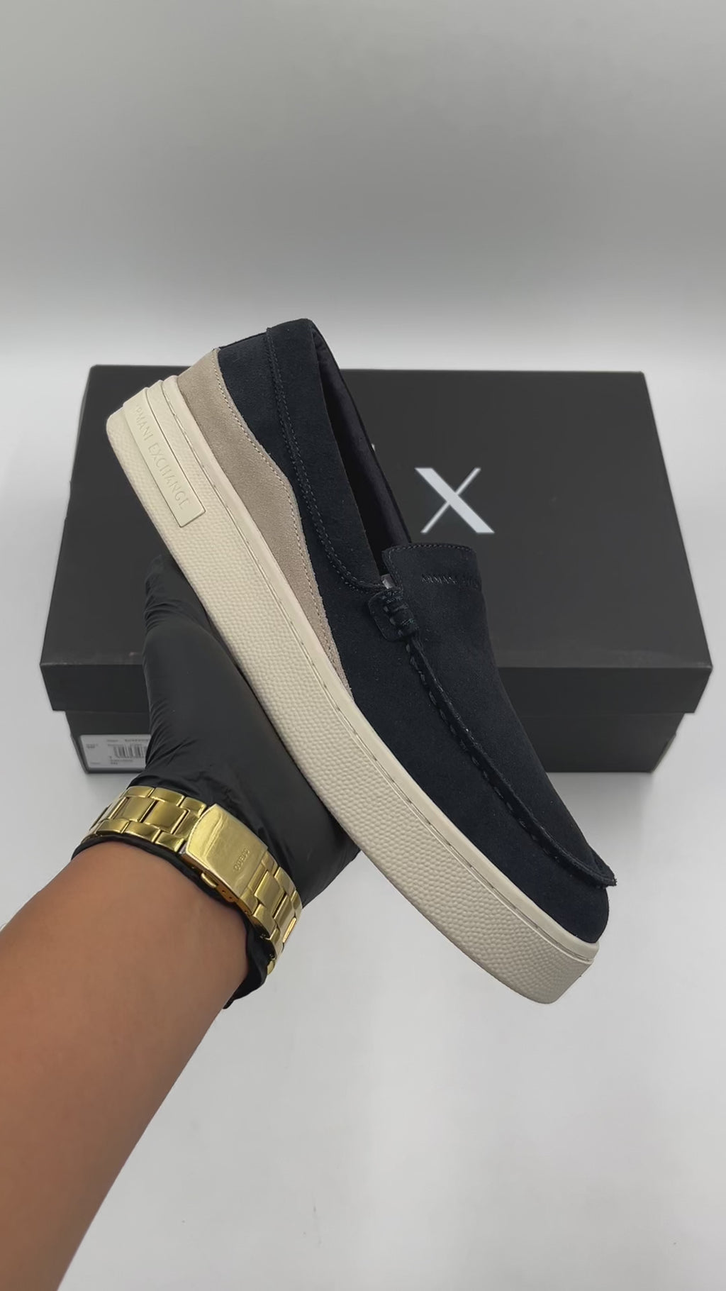 ARMANI EXCHANGE DEEP NAVY PLAZA TAUP