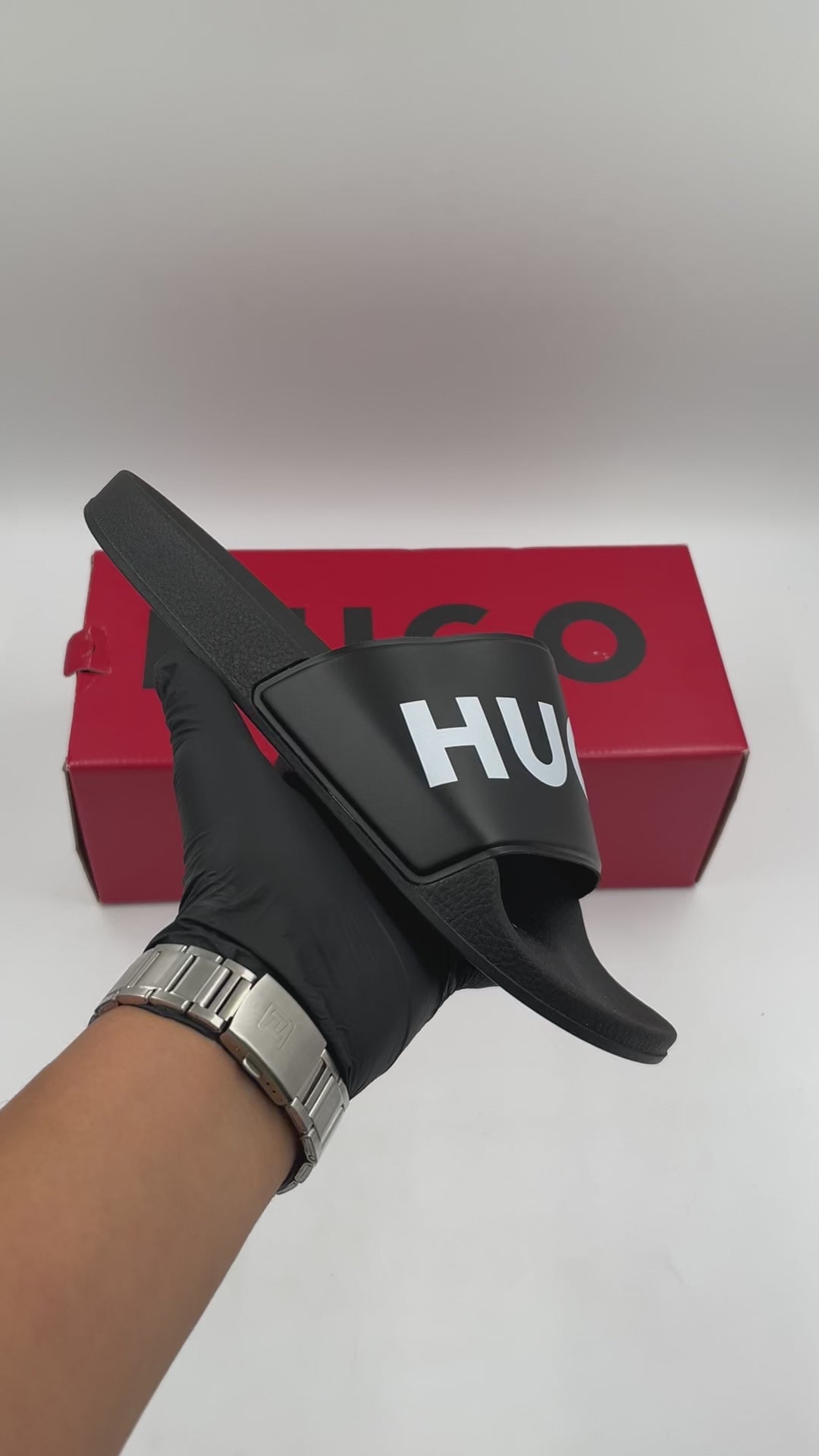 HUGO BOSS TIMEG SLID RBLG G BLACK