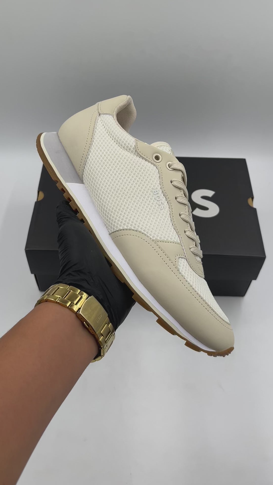 HUGO BOSS PARKOUR RUNN MERP G LIGHT BEIGE