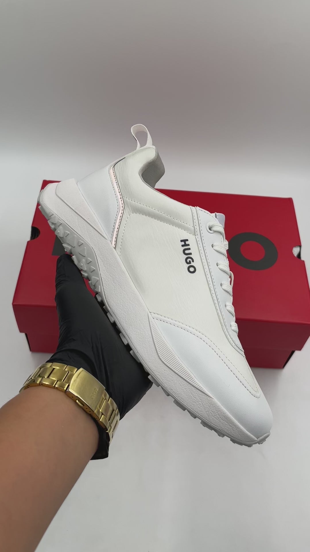 HUGO BOSS KANE RUNN PUNY G WHITE